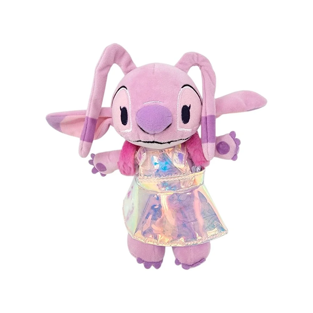 Disney Nuimos Angel Plush Doll With Holographic Dress & Pink Backpack Kawaii